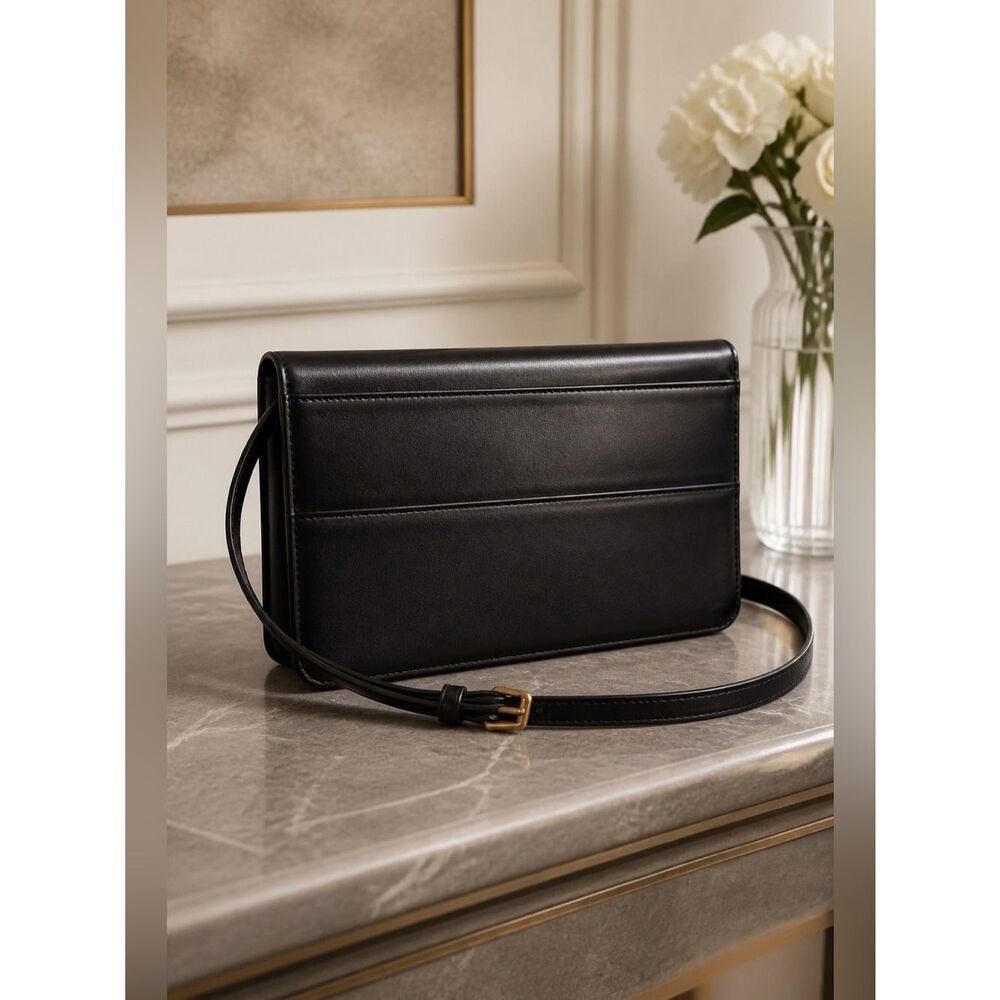 Vintage Tribeca Crossbody/Clutch Bag in Black